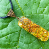 Yellow Aventurine Orgonite Pipe Pendant