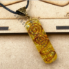 Citrine Orgonite Pipe Pendant
