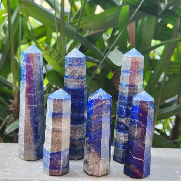 Lapis Lazuli Crystal Obelisk Points