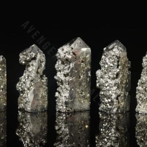 Peru Pyrite Cluster Tower Points