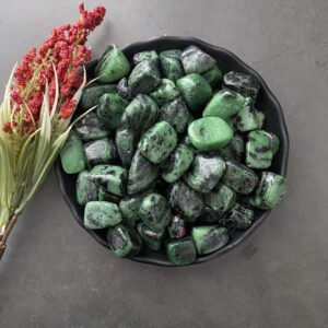 Ruby Zoisite Crystal Large Tumble Stones