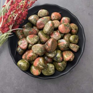 African Unakite Crystal Large Tumble Stones