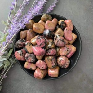 Rhodonite Crystal Large Tumble Stones