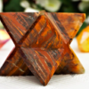 Tiger Eye Crystal Merkaba Star
