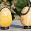 Zebra Calcite Gemstone Yoni Egg