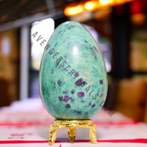 Ruby Fuschite Gemstone Yoni Egg