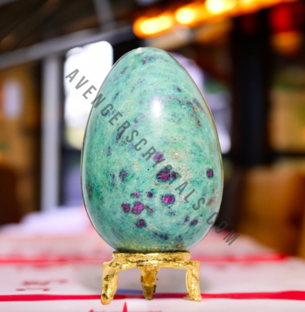 Ruby Fuschite Gemstone Yoni Egg