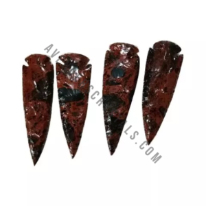 Mahogany Obsidian Arrowheads