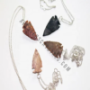 Agate Arrowheads Necklace