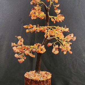 Red Carnelian Crystals Chips Tree