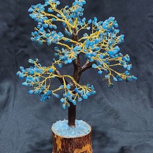 Neon Apatite Gemstone Chips Tree