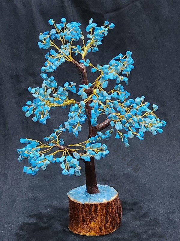 Turquoise Gemstone Chips Tree