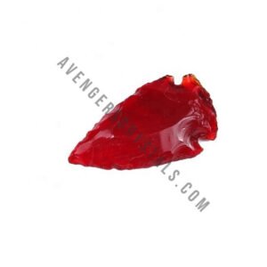 Red Glass Small Arrowheads
