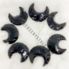Black Obsidian Crescent Moon Shape Arrowheads