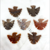 Fancy Jasper Eagle Shape Arrowheads