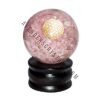 Rose Quartz Flower of Life Orgonite Energy Ball
