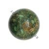 Green Mica Orgonite Energy Sphere