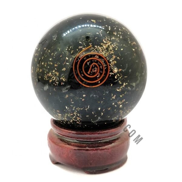 Black Obsidian Orgonite Energy Ball